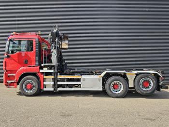 TGS 26.400 / 6x4H-2 / HMF Z KRAAN + CONTAINERSYSTEM